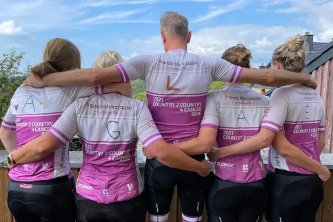 C2C4C ride - Netherland team in a huddle