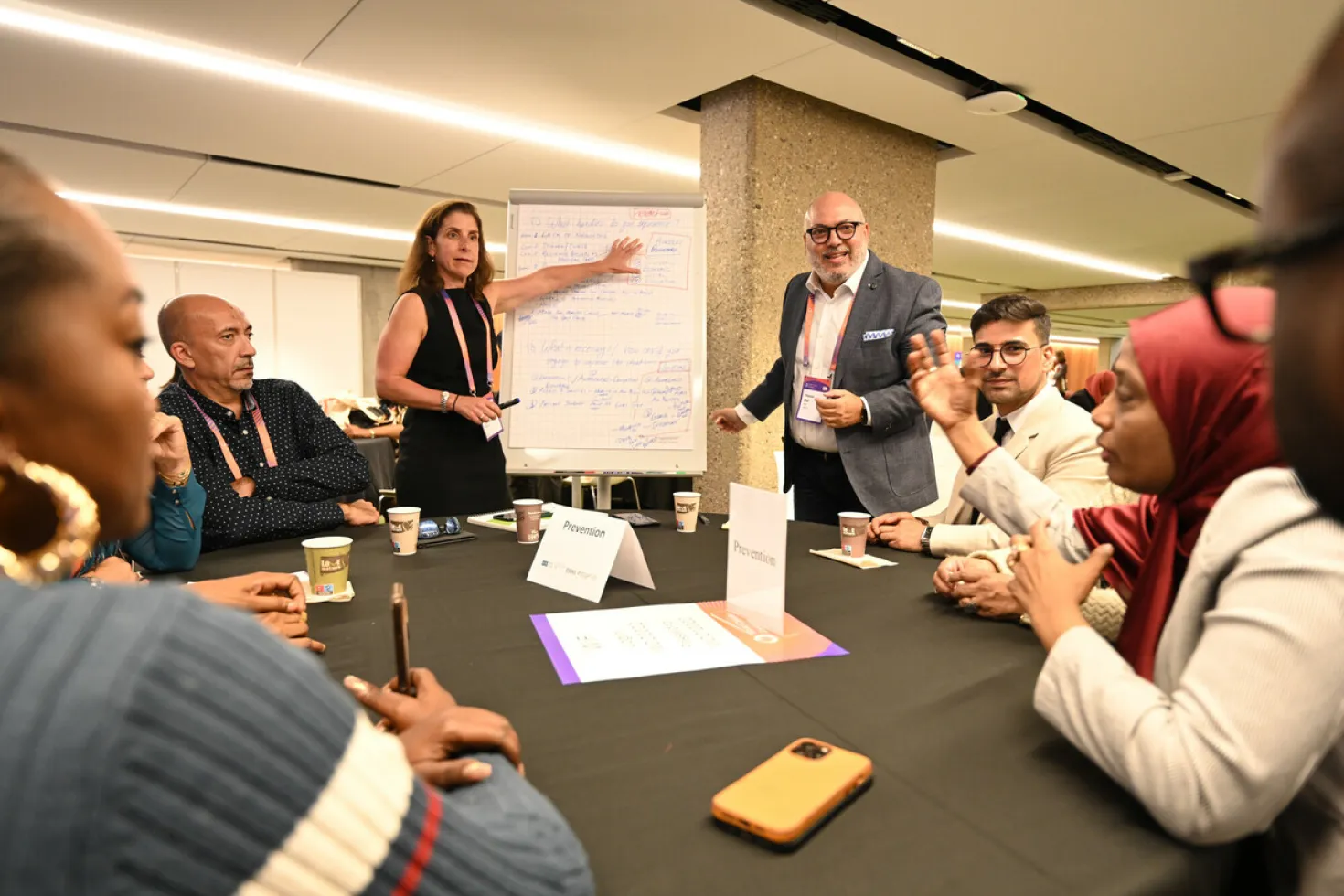 Participants of a workshop at the 2022 World Cancer Congress in Geneva, Switzerland (October 2022)