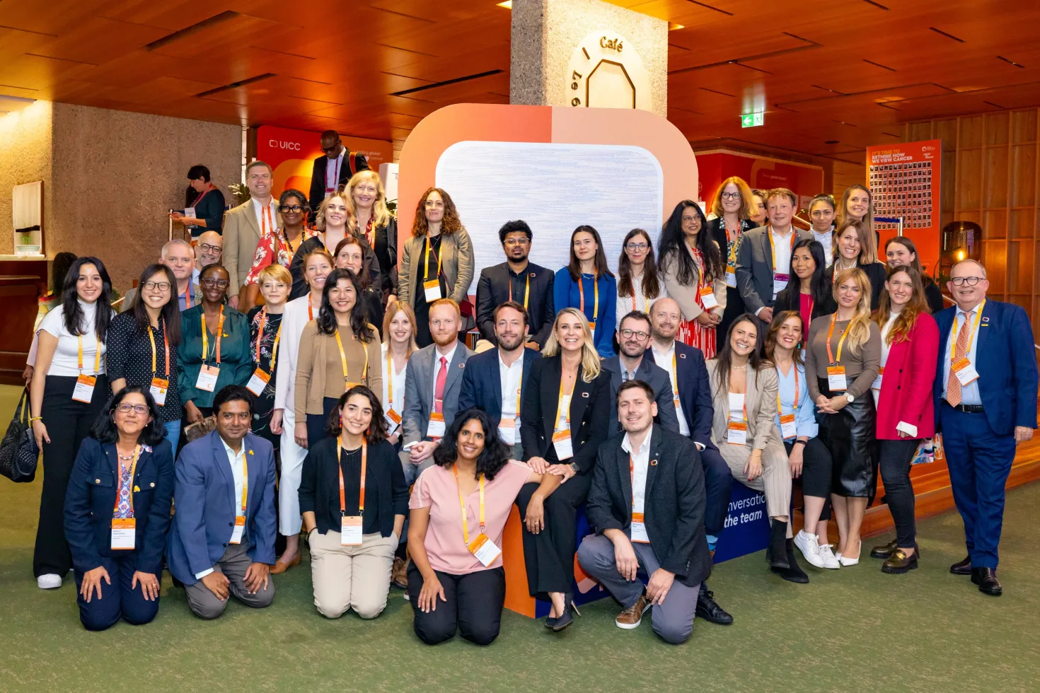 The UICC team at the World Cancer Congress 2024 in Geneva, Switzerland