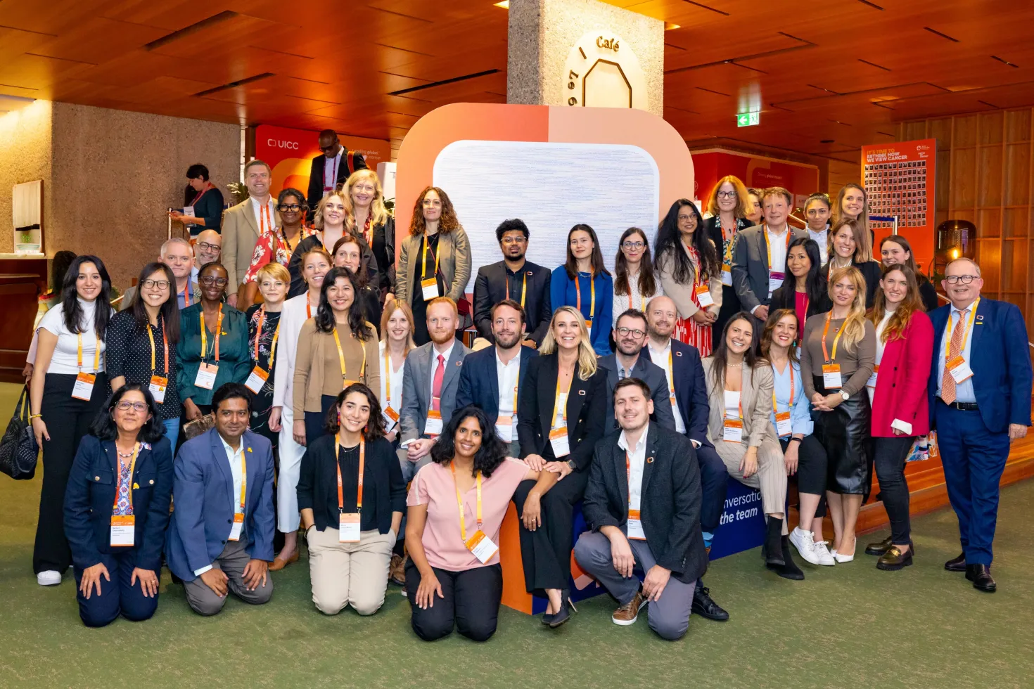 The UICC team at the World Cancer Congress 2024 in Geneva, Switzerland