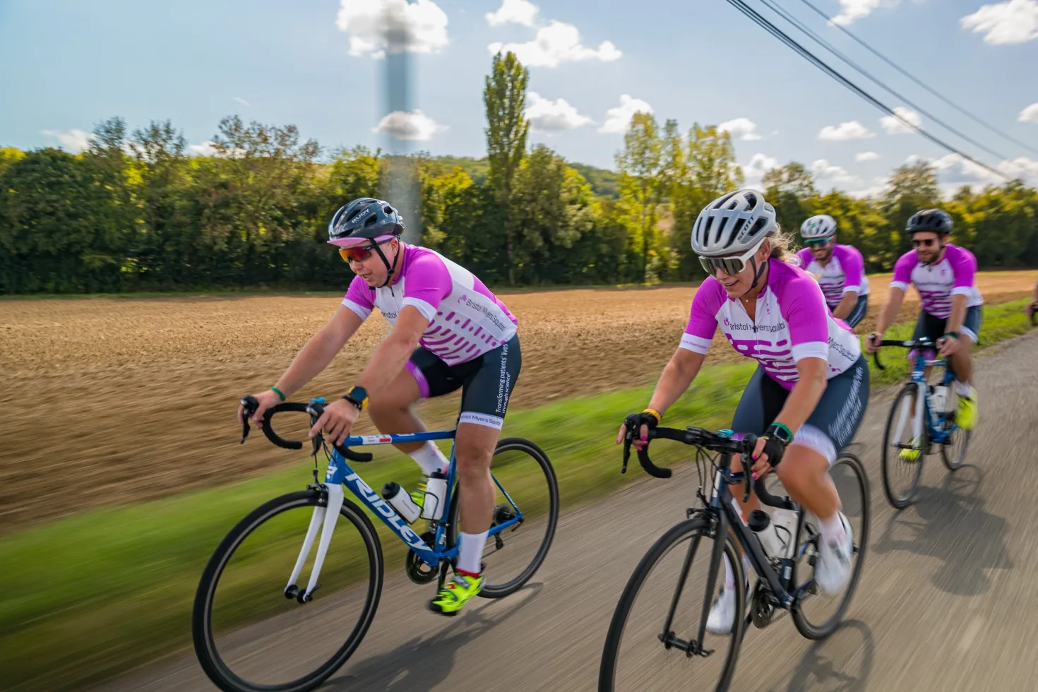 France & Poland team on day one