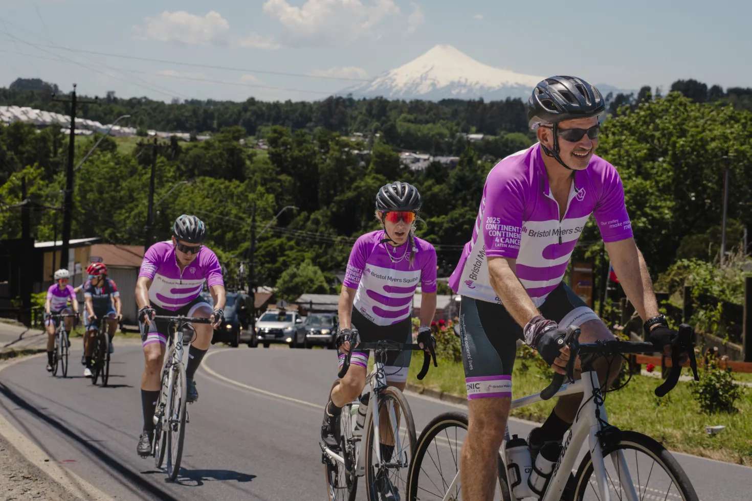 Riders Climbing Hill