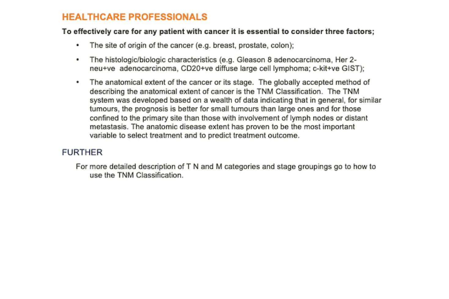 Healthcare professionals Healthcare professionals