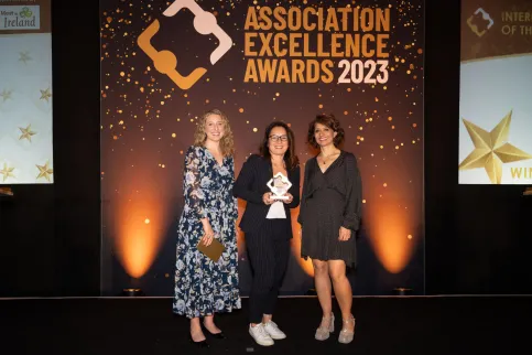 UICC receives the "International Association of the Year" award at the Association Excellence Awards
