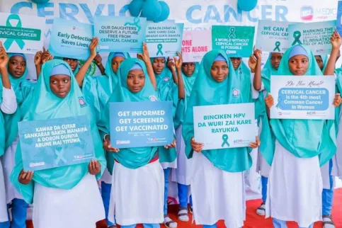 Girls HPV vaccination Nigeria 