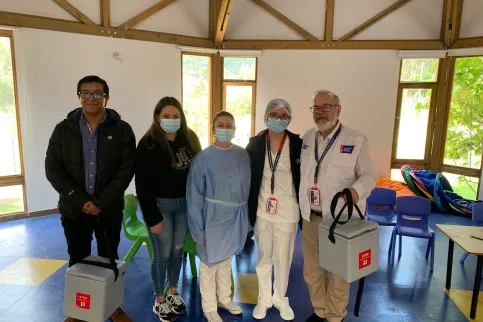 Carlos and Team for the Vaccine 