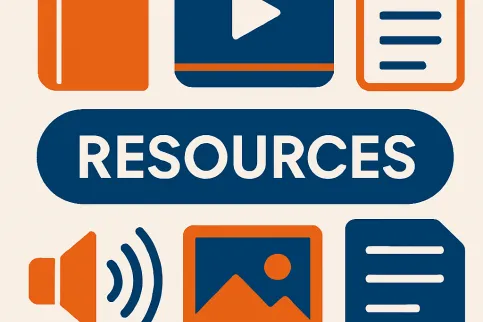 Icons representing different resources