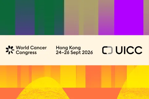 A graphic showing the World Cancer Congress 2026 branding and the UICC logo