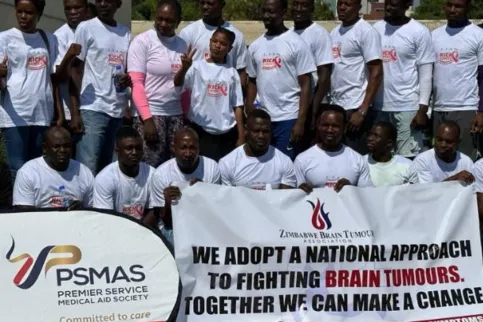 Diverse group of young African adults