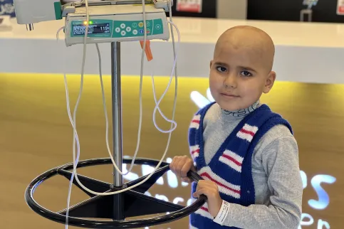 Child with cancer