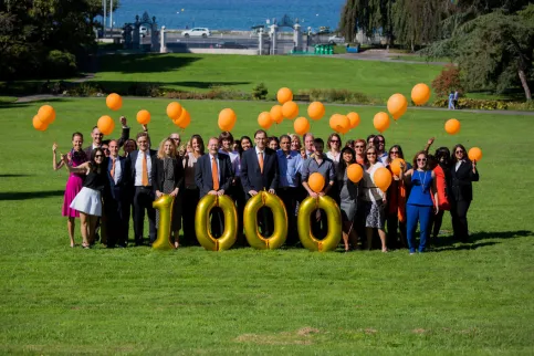 1000 members celebration