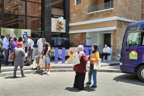 The Children's Cancer Center of Lebanon's Bus of Hope spreads awareness about cancer