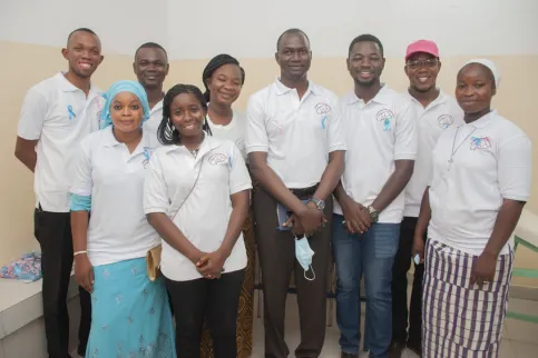 Staff photo of COBUCAN, the Burkinabe Coalition Against Cancer