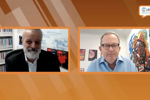 Cary Adams, CEO of UICC and Charles Goddard, Editorial Director at The Economist Group, speak about developments in cancer care and the impact of COVID-19, and the need to address cancer as an economic as well as a health issue.