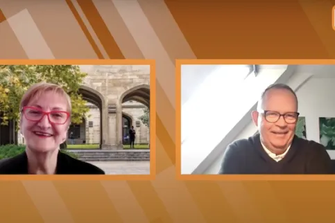 Dr Cary Adams, CEO of UICC and Prof. Sanchia Aranda, Chair of City Cancer Challenge (C/Can)