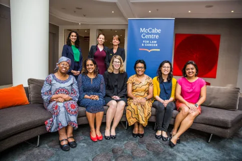 Team photo of the McCabe Centre for Law & Cancer in Australia