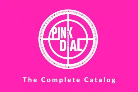 Logo of the Pink Dial Project, a charity auction of watches to fundraise for breast cancer