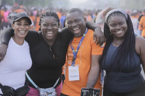 World Cancer Day supporters celebrate