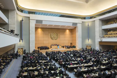 WHA69 ©WHO Laurent Cipriani