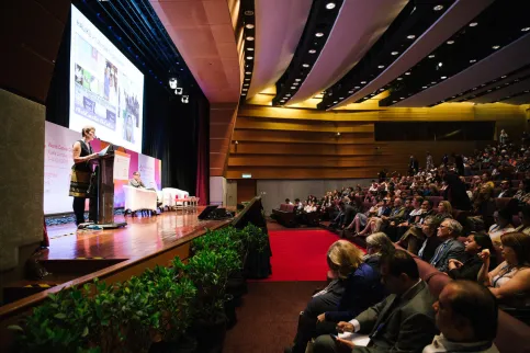 Plenary during the 2018 World Cancer Congress