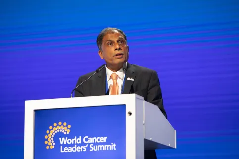 Prof Anil D'Cruz, President of UICC 2020-2022 and Director at Oncology Apollo Hospitals, presents his vision for UICC and cancer care
