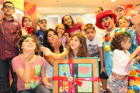 Mrs Rima Fakih, Ambassador for the Children's Cancer Center of Lebanon, helped launch the Global Aid to Lebanon campaign following the explosion in August to ensure that children continue receiving treatment