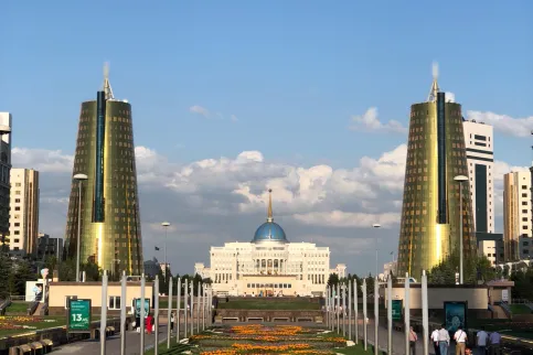 Cityscape of Nur-Sultan, Kazakhstan
