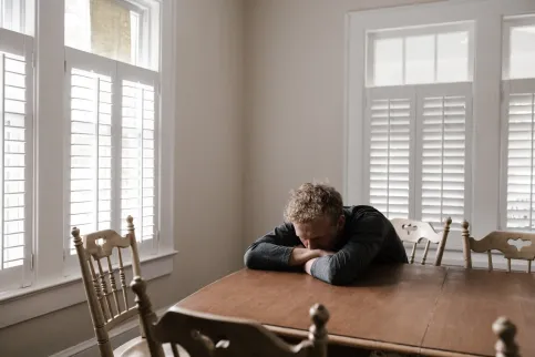 Man with mental health issues