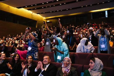 Participants at the 2018 WCC during the awards