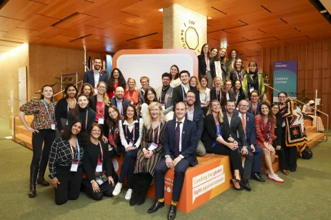UICC staff mark the end of the World Cancer Congress 2022. UICC has organised international congresses every two or four years since it was established at a congress in Madrid in 1933.