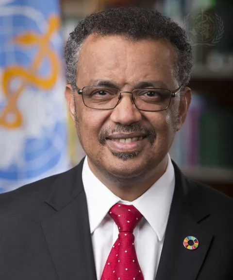 Dr Tedros, Director-General, WHO