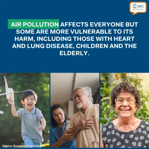 Air pollution impacts on elderly people