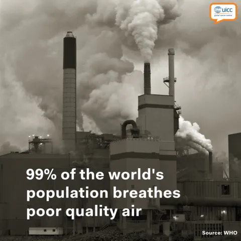 99% of the world’s population breaths poor quality air