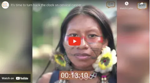 Turn back the clock on cervical cancer video