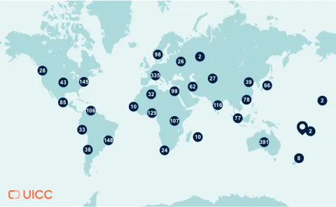 UICC Map of members