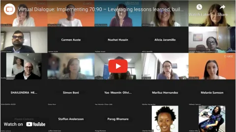 Virtual Dialogue: Implementing 70:90