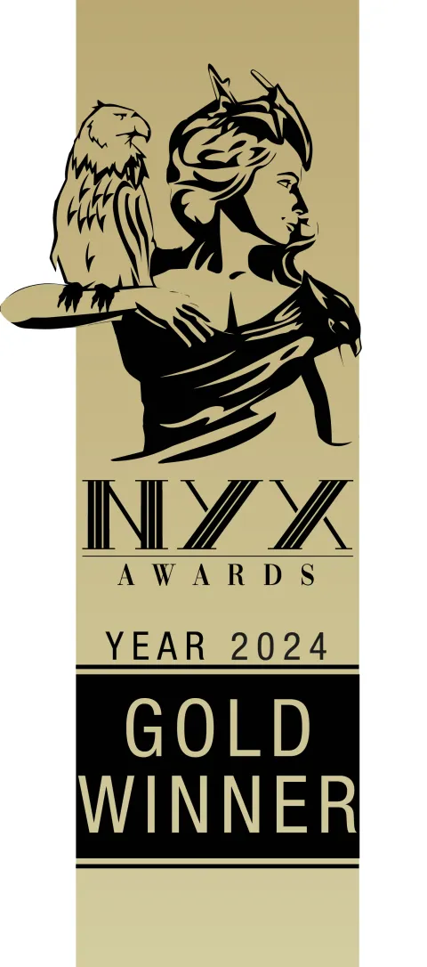 NYX Awards - Year 2024 Gold Winner badge