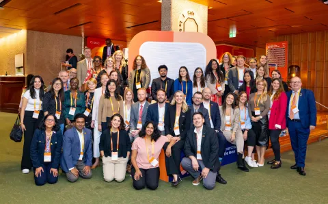 The UICC team at the World Cancer Congress 2024 in Geneva, Switzerland