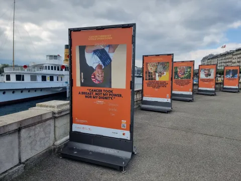 World Cancer Day exhibition