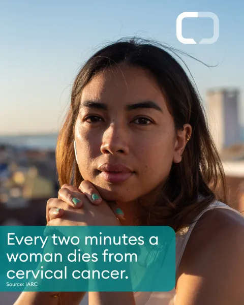 Cervical cancer Social media card 1