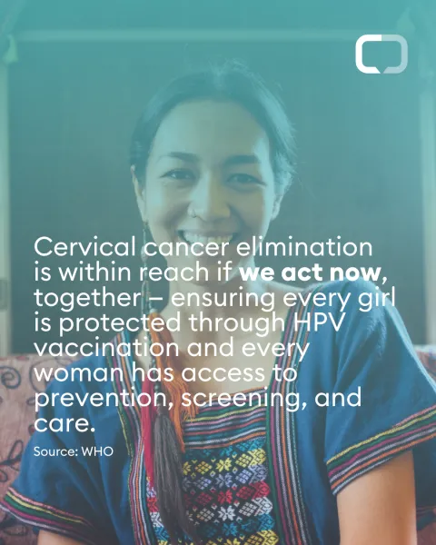 Cervical cancer Social media card 5