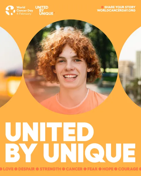 WCD2026 United by Unique poster in yellow