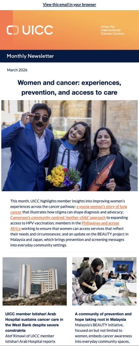 UICC March 2026 Newsletter