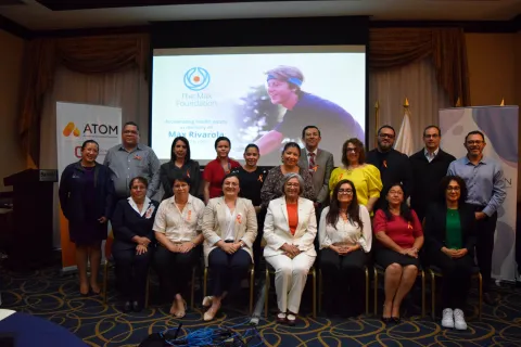 Group photo of all the people who attended the symposium 