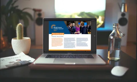 Read the 2017 World Cancer Leaders' Summit Report