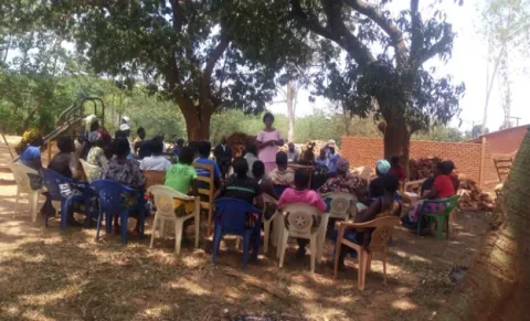 Community meeting with Traditional leaders and Health Center Advisory Committee (HCAC) members