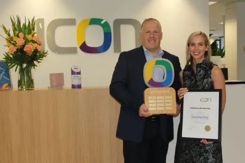 Icon Group - Middleton Scholarship recipient