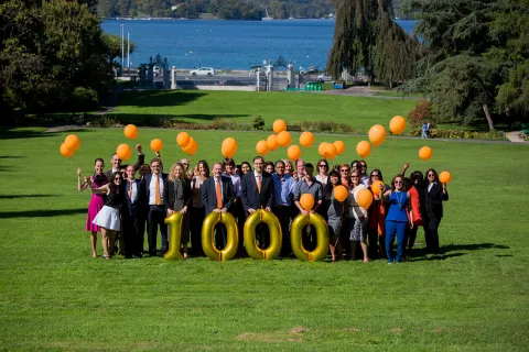 UICC Team - 1000 members celebration - 1