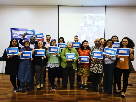 UICC SPARC Awardees attend a workshop at the ABC5 conference in Lisbon 