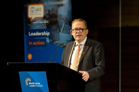 Dr Cary Adams, CEO of UICC